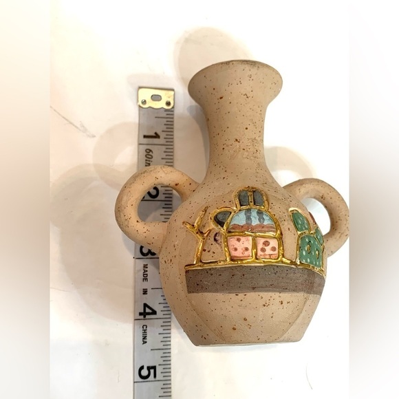 Ceramica Gardiel  Linea Gold 24K Mexico Vase Jug 4.5” - Picture 6 of 7